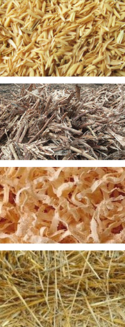 農(nóng)作物原料如麥桿、稻桿、玉米秸稈、稻殼、花生殼和其它農(nóng)作物